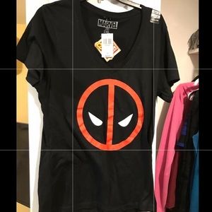New with tag Deadpool v-neck t-shirt